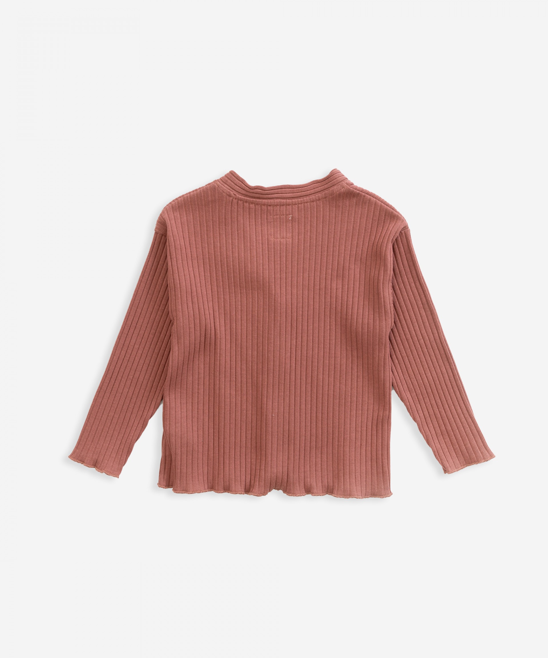 Casaco de malha com folho | Weaving