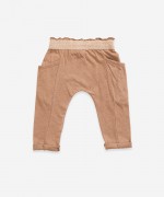 Cal�a em malha com bolsos | Weaving