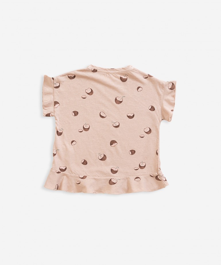 T-shirt com estampado de c�cos