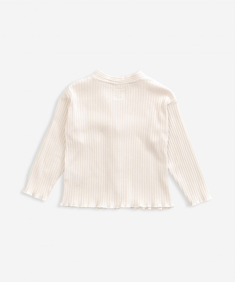 Casaco de malha em algod�o org�nico