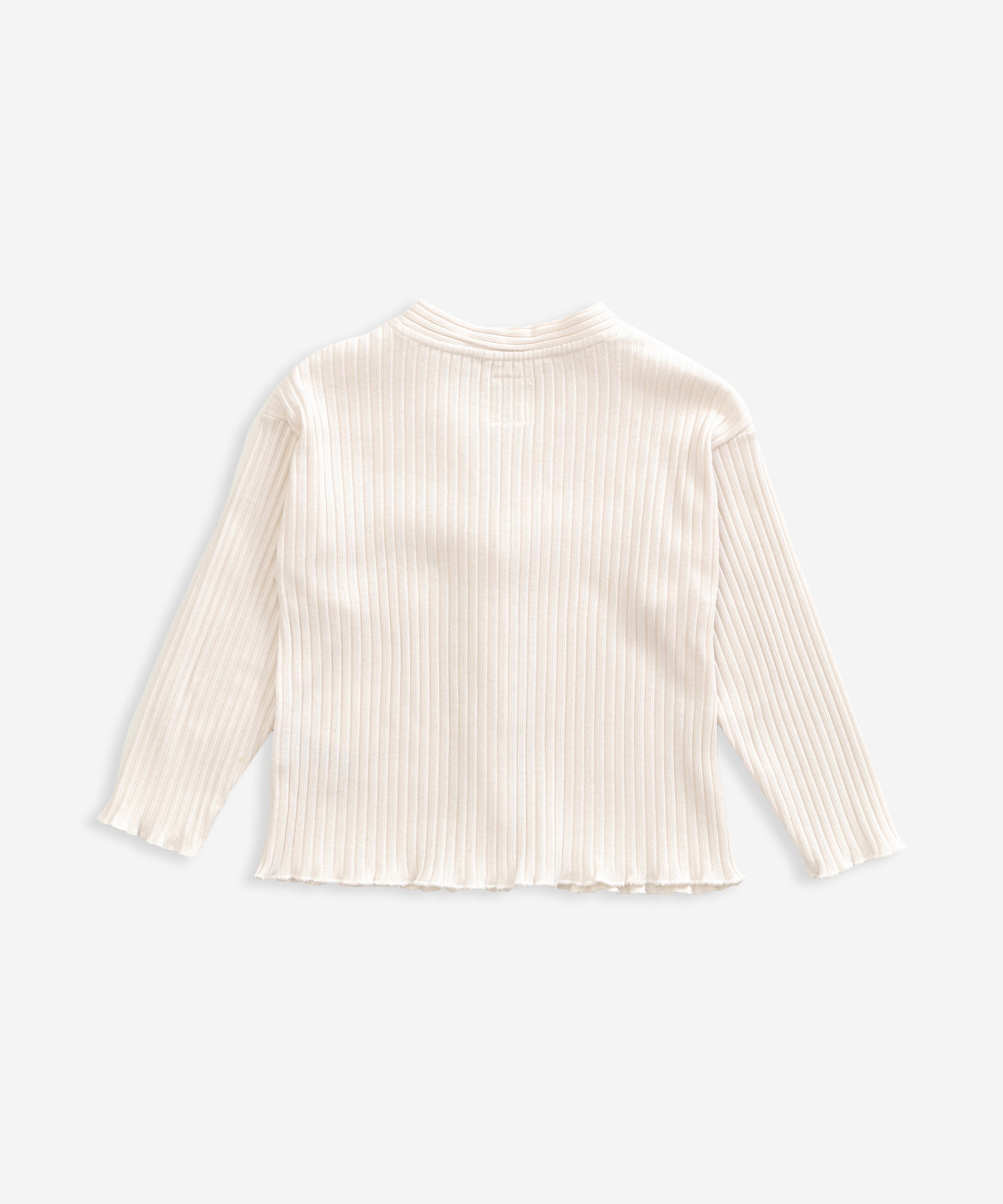 Casaco de malha com folho | Weaving