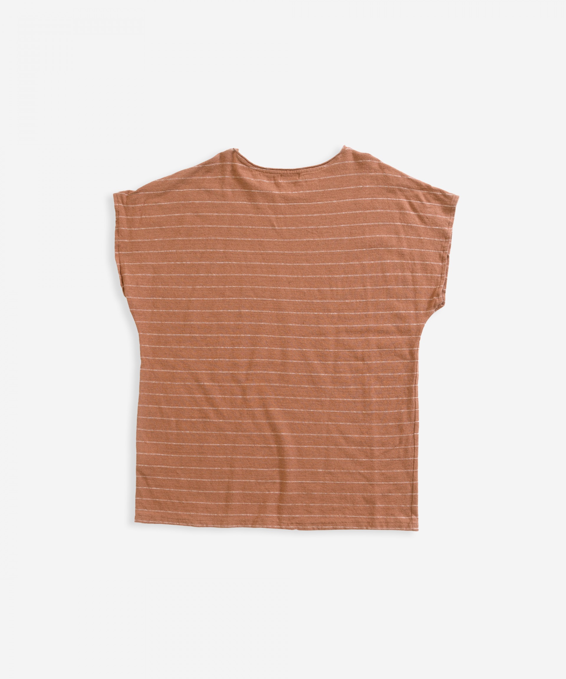 T-Shirt in cotone-lino | Weaving