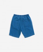 Denim shorts with pockets | Weaving