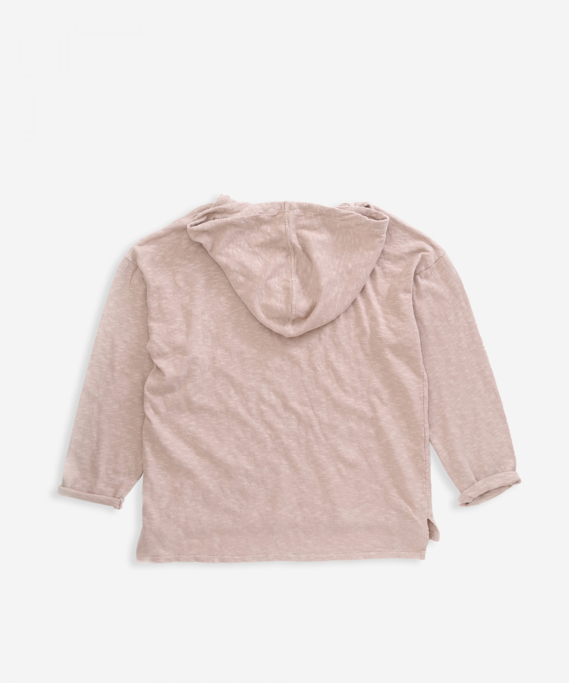 Camicia in cotone biologico con cappuccio | Weaving