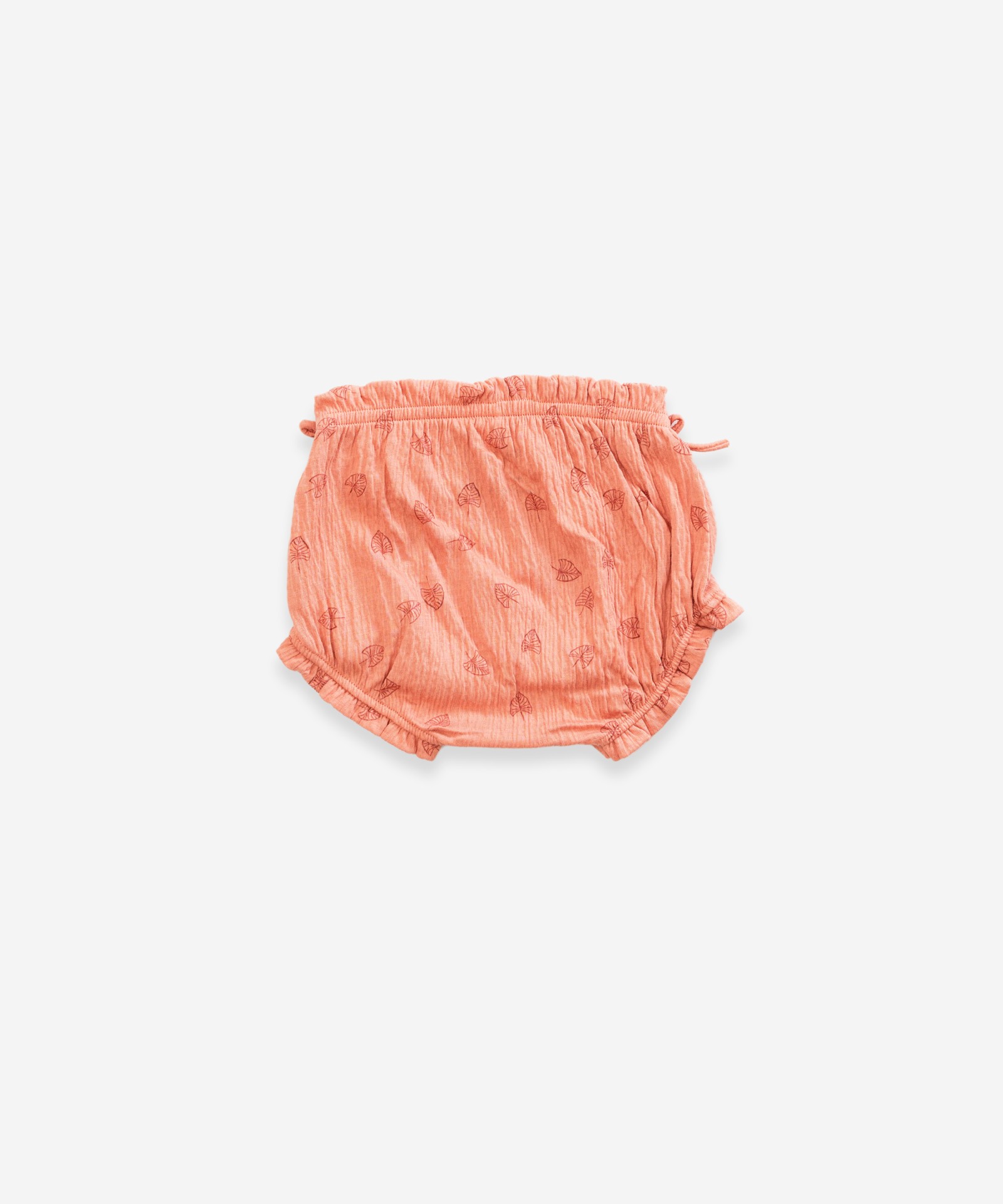 Underwear with leaf print