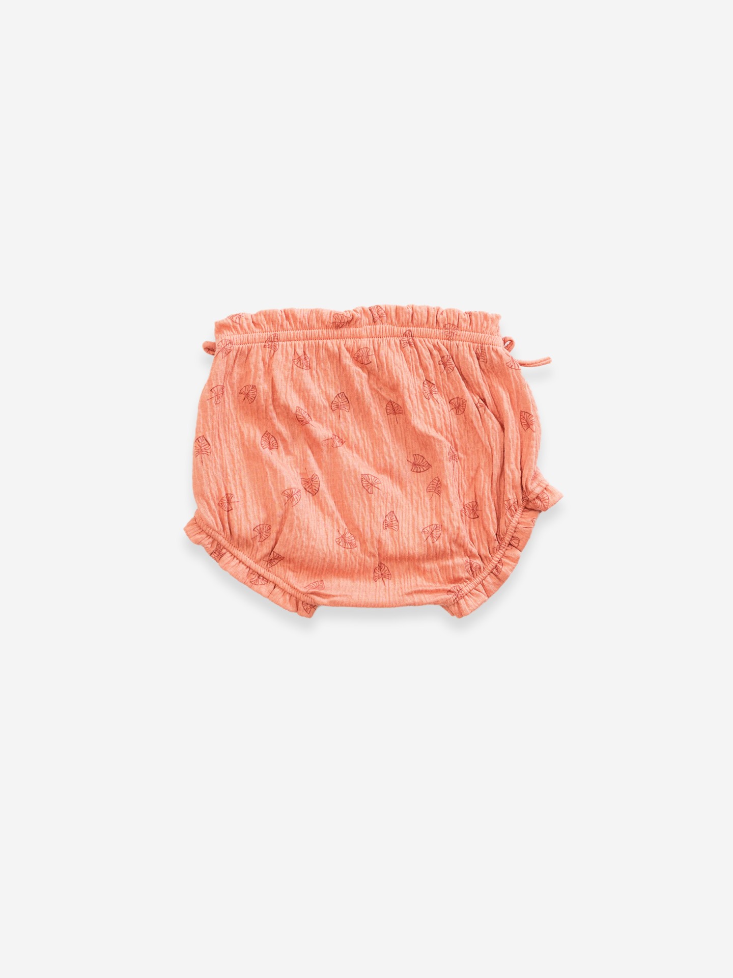 Underwear with leaf print