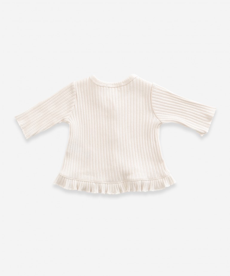 Casaco de malha em algodo orgnico