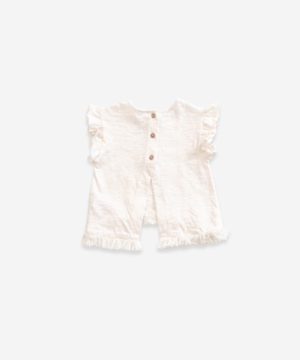 Camiseta de flecos con protecci�n solar