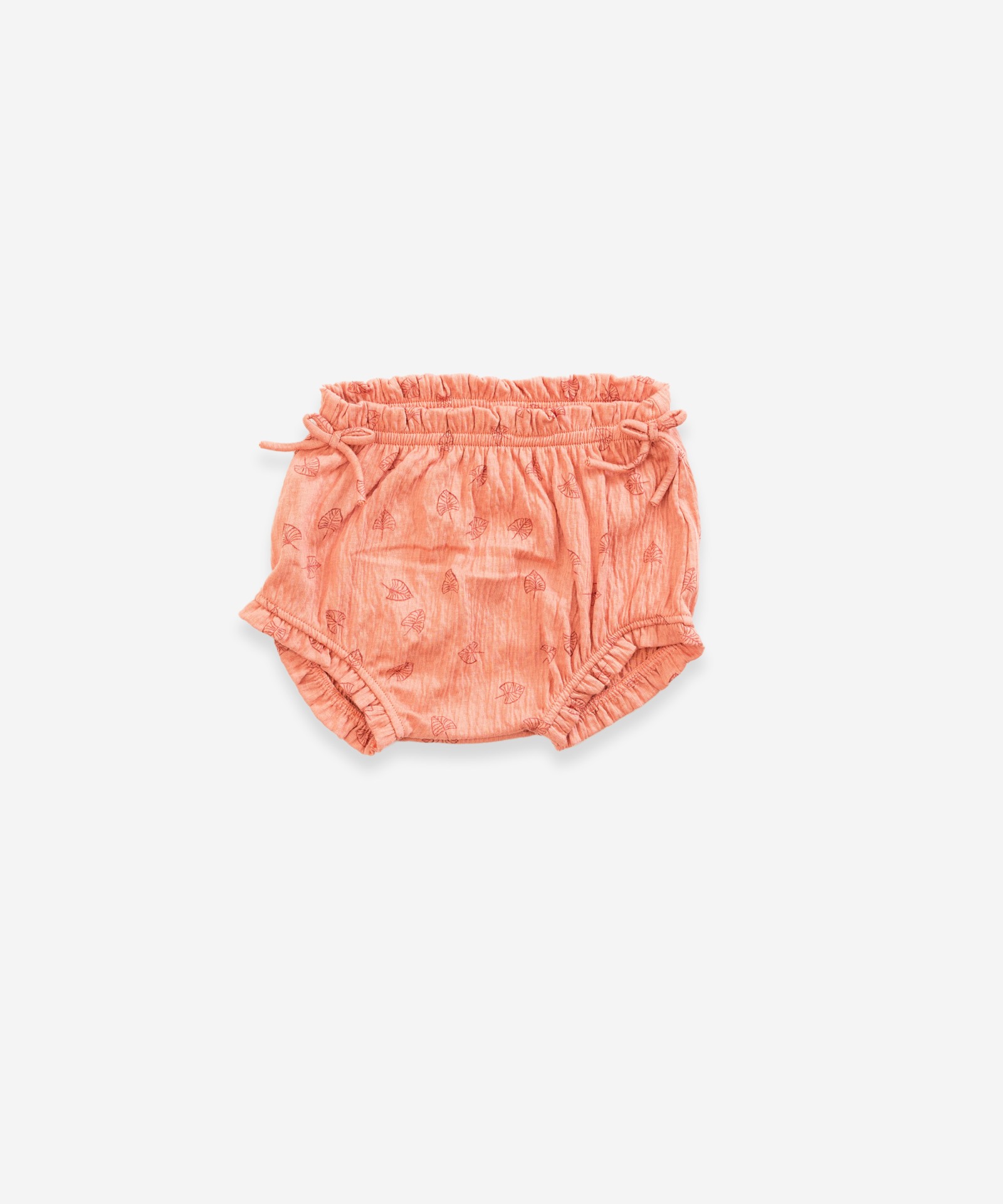 Underwear with leaf print