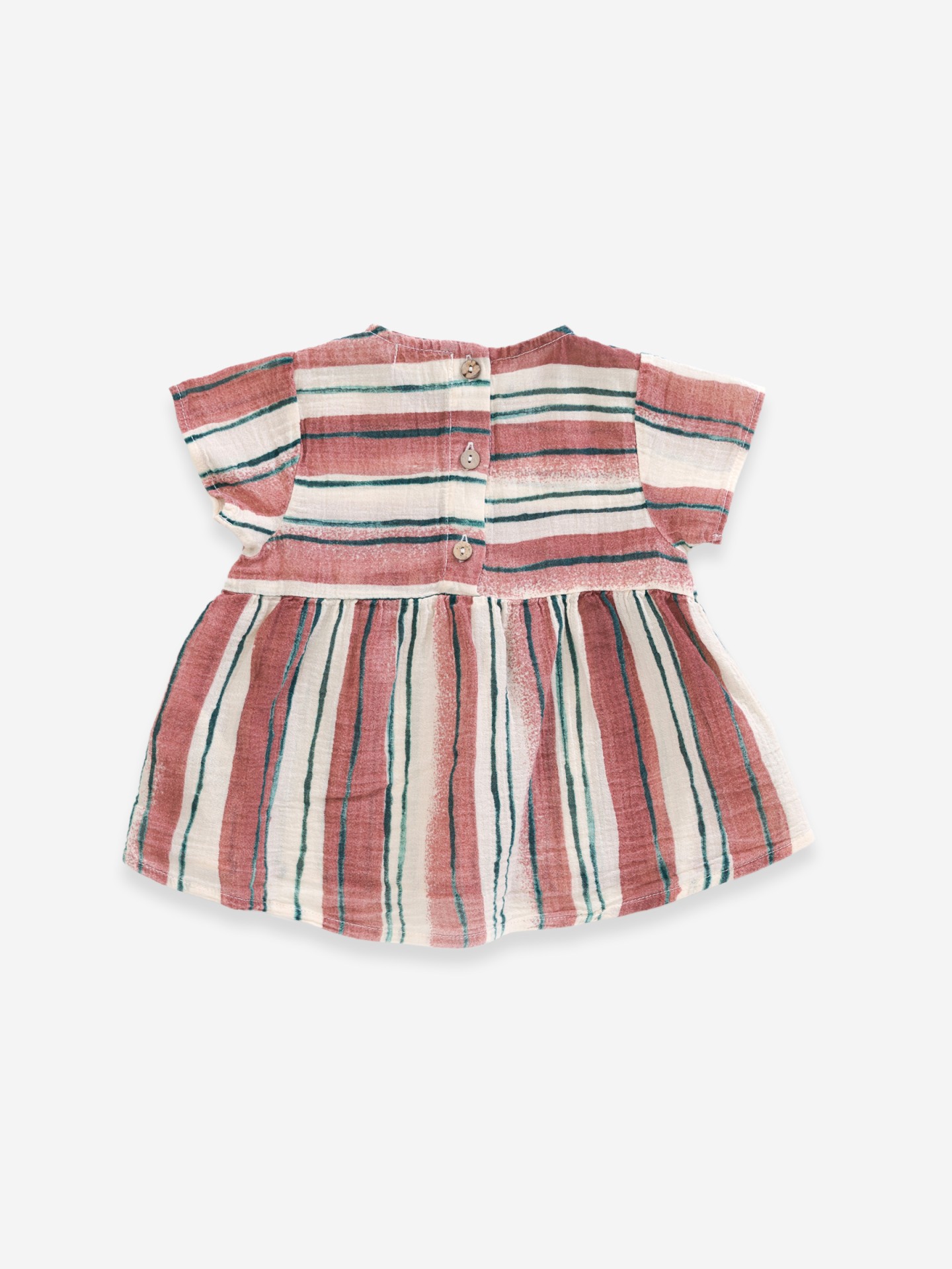 Túnica con estampado a rayas