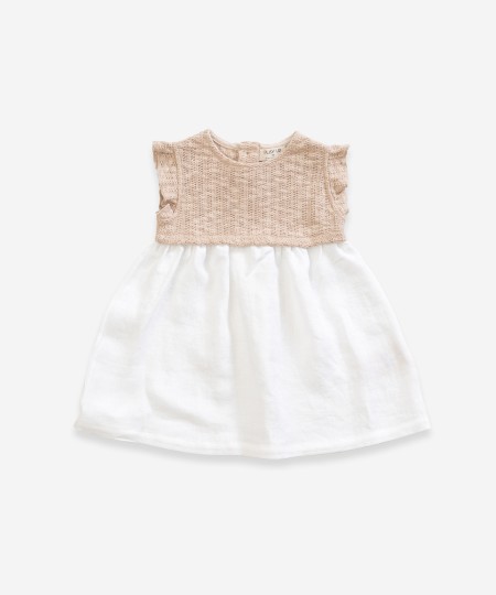 Vestido con mezcla de lino y algodón orgánico