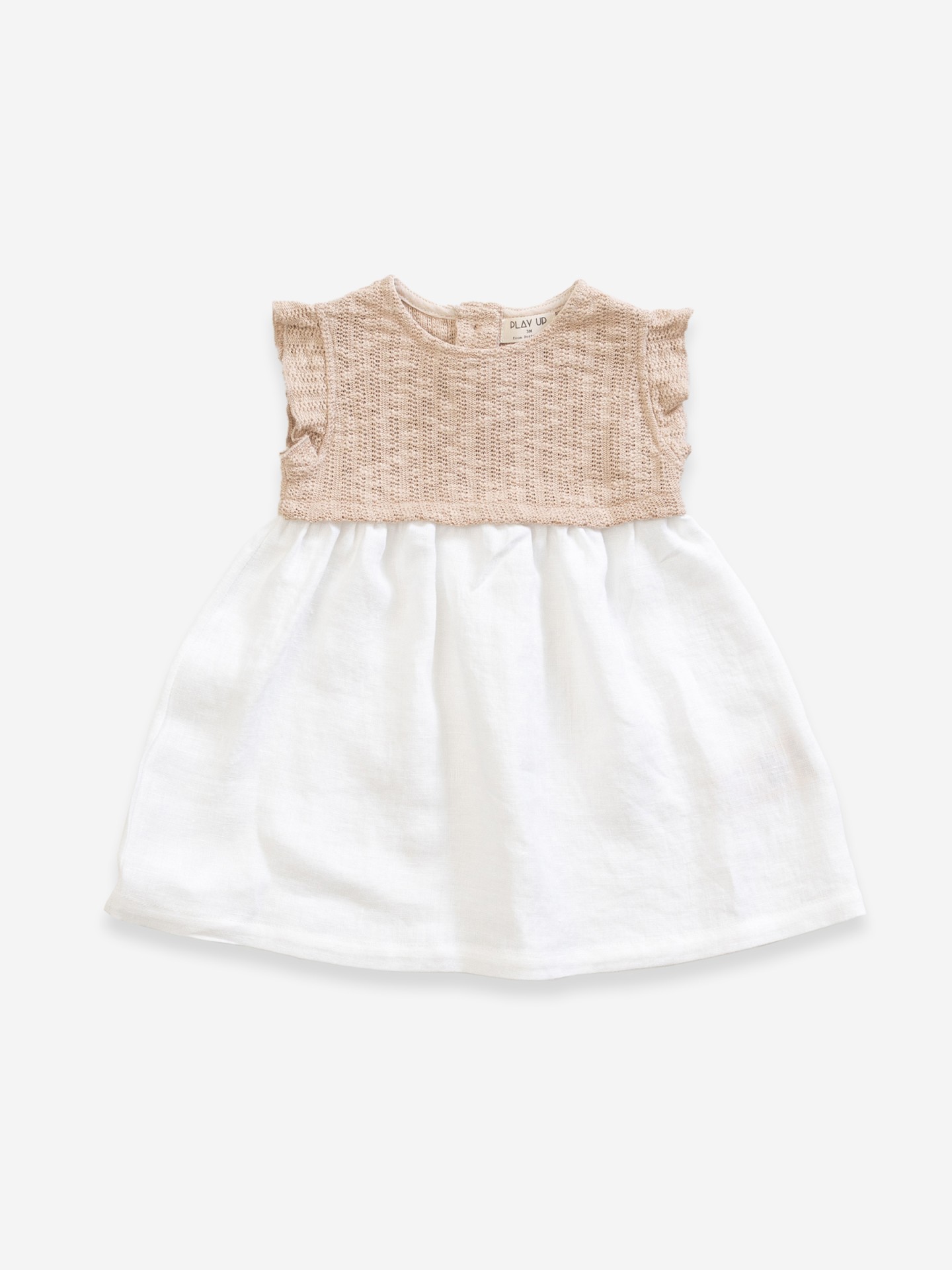 Vestido con mezcla de lino y algodón orgánico