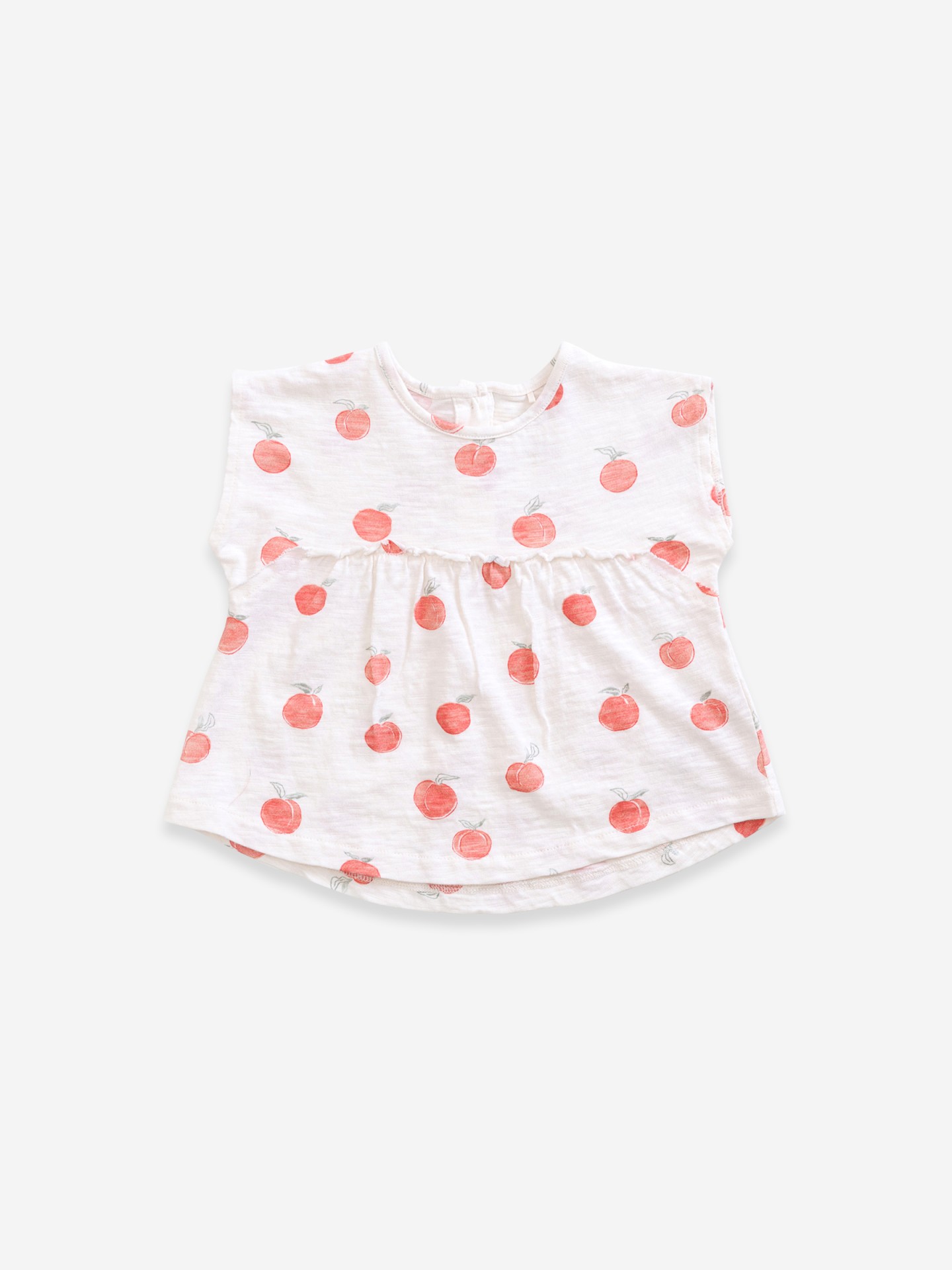 T-shirt with peach print