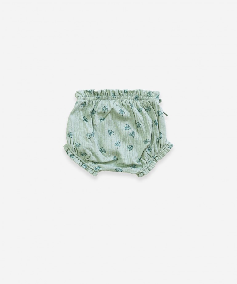 Braguitas con estampado de hojas