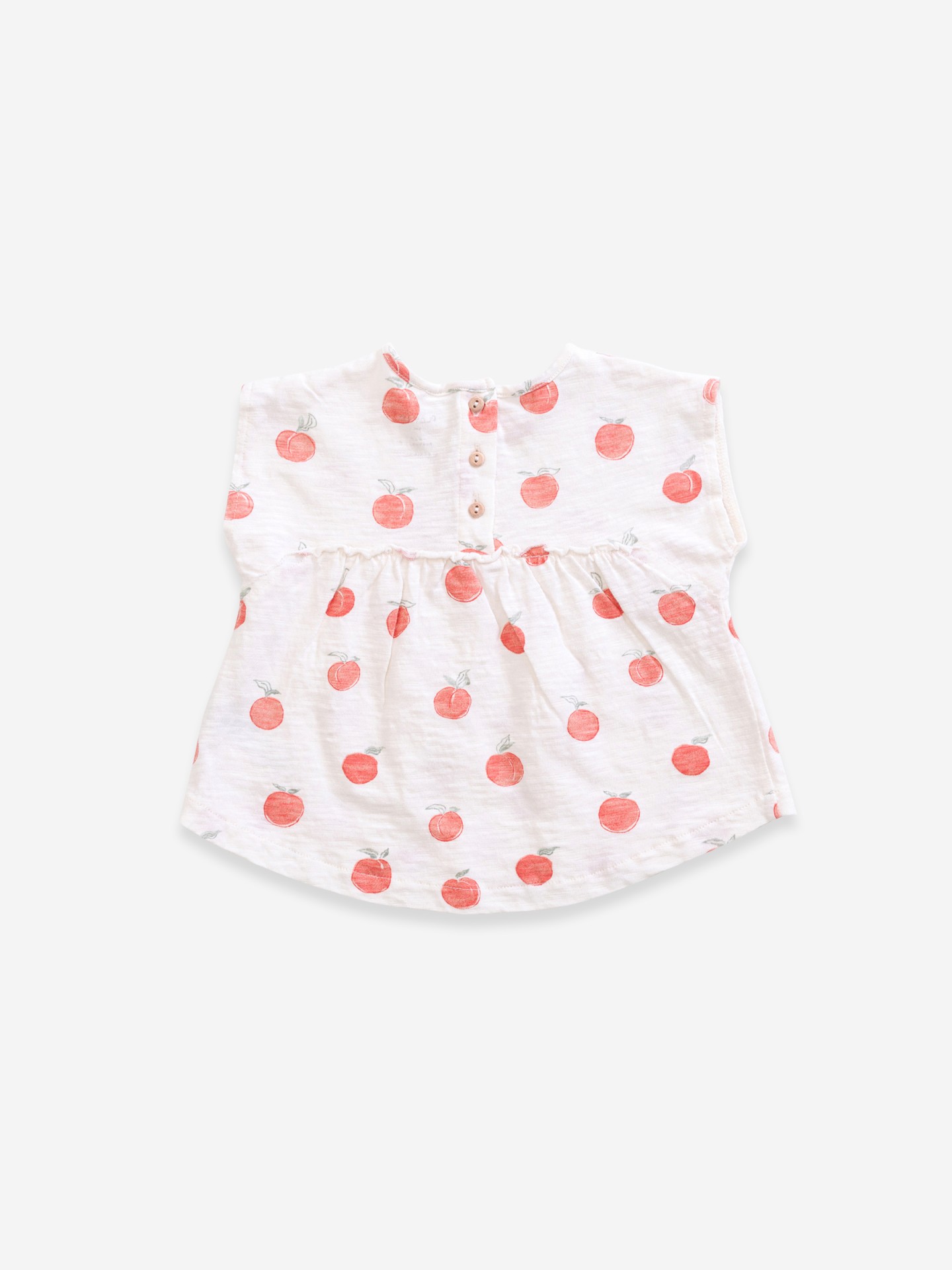 T-shirt with peach print