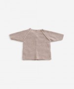 Casaco tricot em algod�o org�nico | Weaving