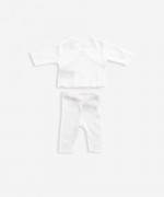 Conjunto de dos piezas de algod�n org�nico | Weaving