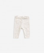 Leggings a rayas de algod�n org�nico | Weaving