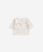 T-shirt de manga comprida em algod�o org�nico | Weaving