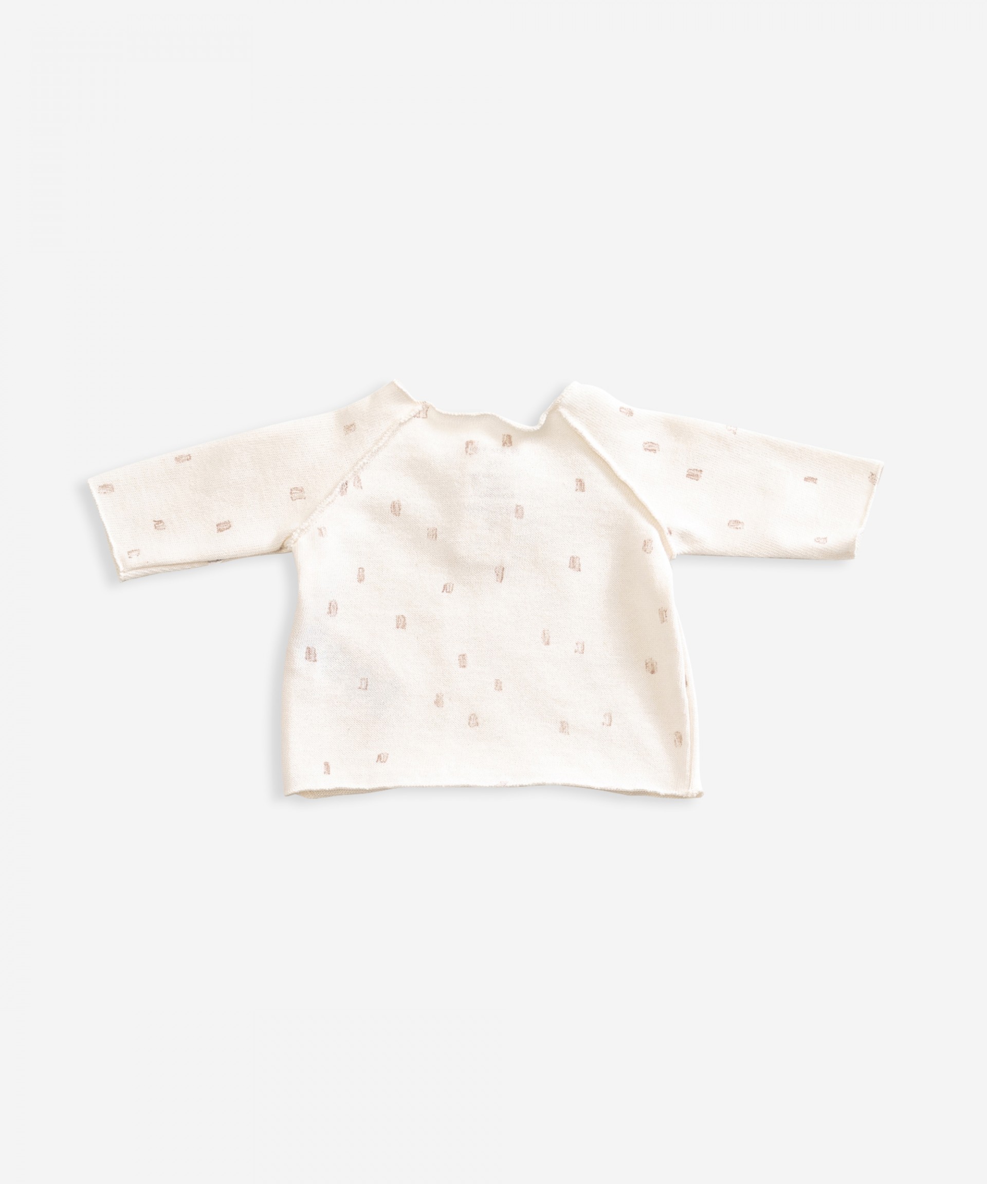 Long-sleeved t-shirt in organic cotton | Weaving