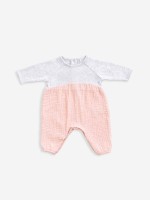 Macac�o en maille et tissu