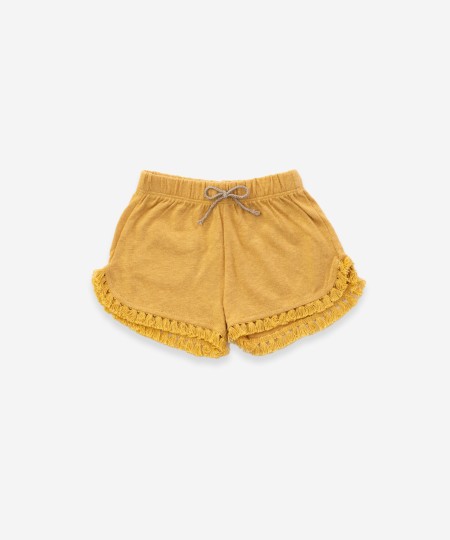 Pantaloncini con frange