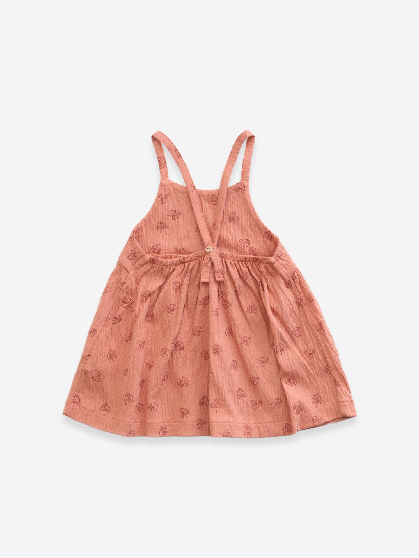 Vestito con stampa “foglie”