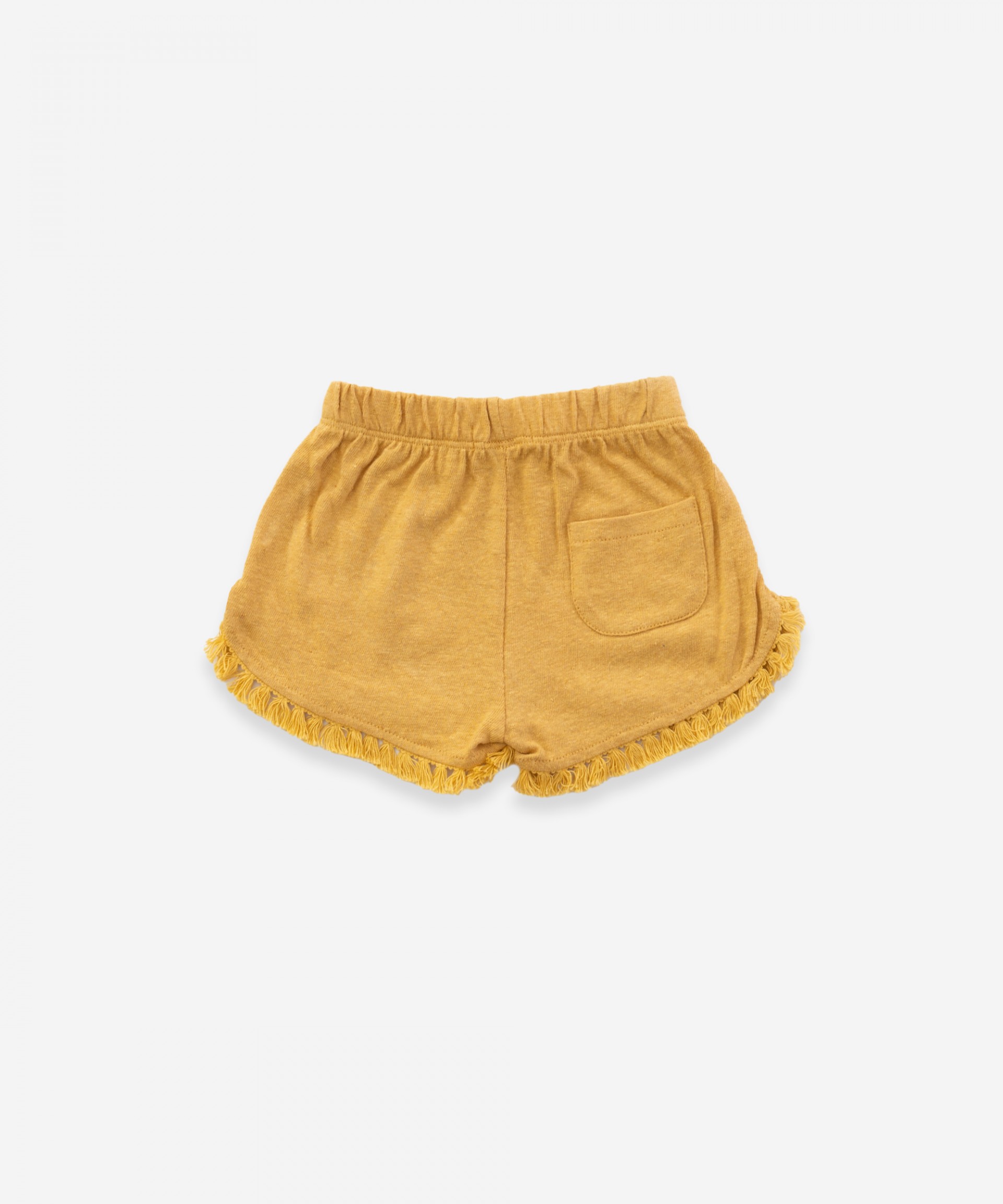 Shorts in organic cotton and linen | Weaving