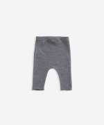 Pantal�n de algod�n org�nico con bot�n decorativo | Weaving