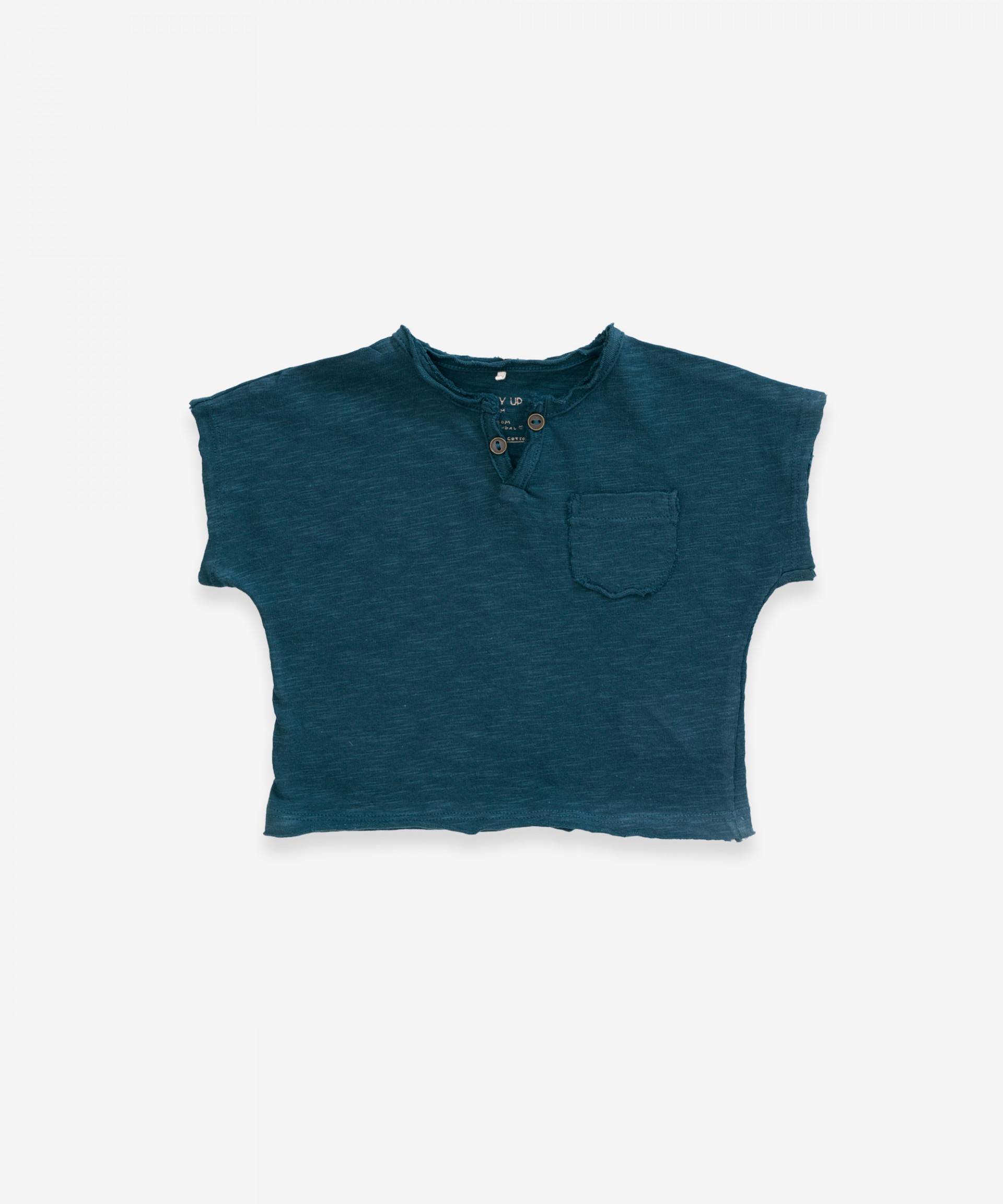 Camiseta con bolsillo de algodón orgánico | Weaving