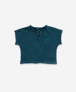 T-shirt in organic cotton with pocket  | Weaving