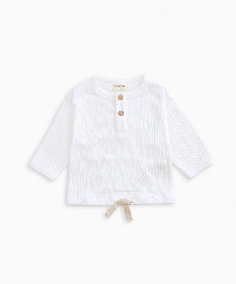 Camisa de manga larga con bolsillo