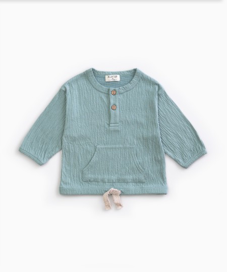 Camicia a maniche lunghe con tasca