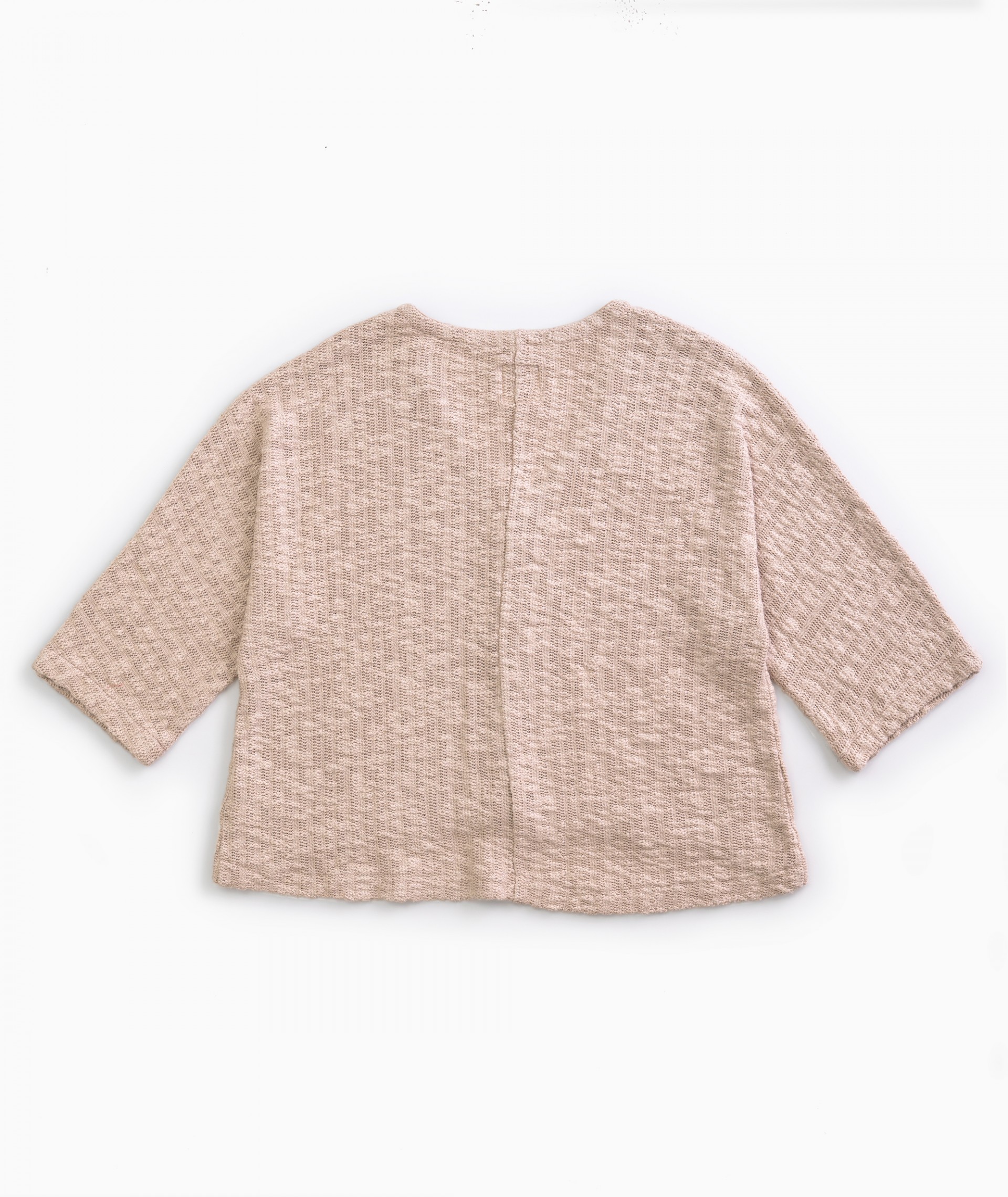 Casaco de malha com bot�es de madeira | Weaving