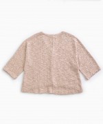 Casaco de malha com bot�es de madeira | Weaving