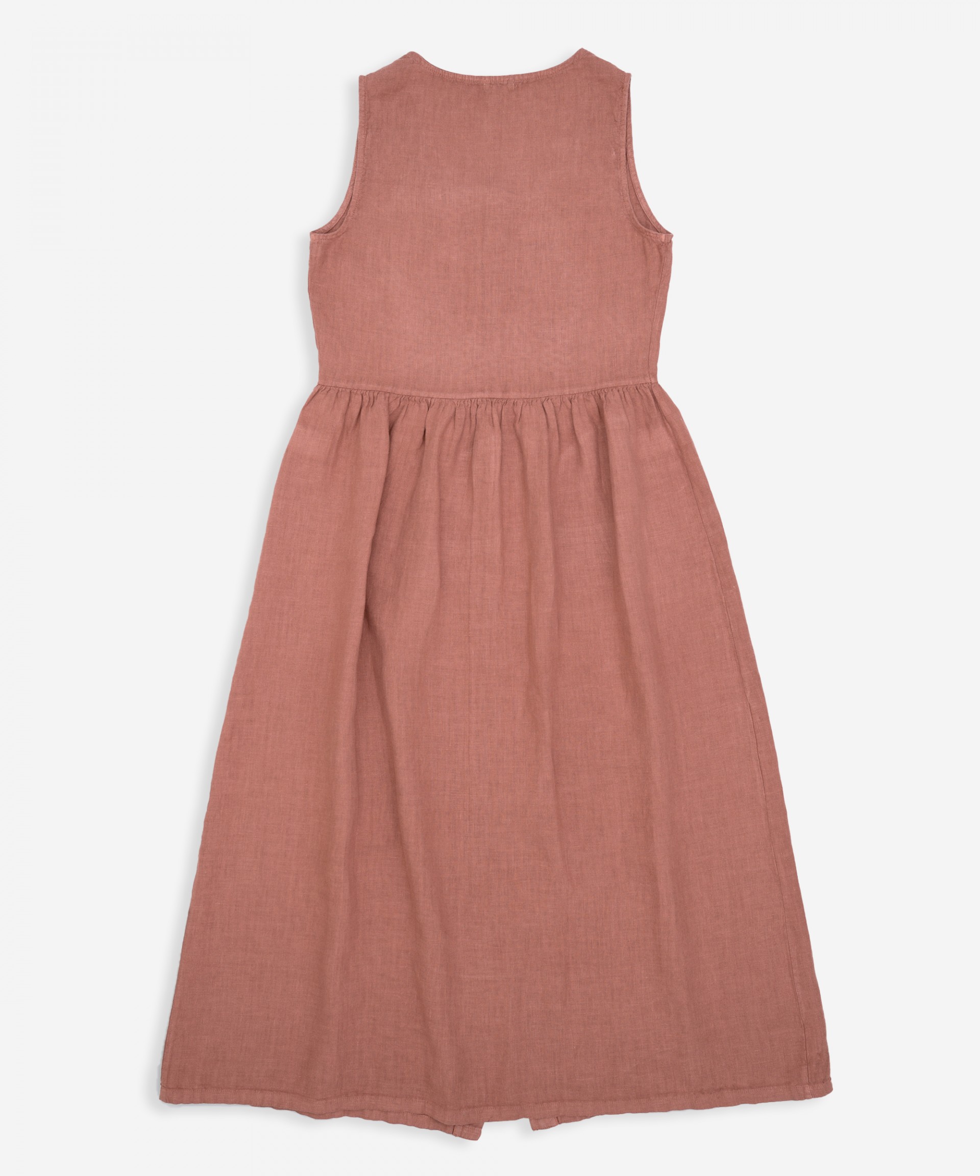 Vestido com abertura de bot�es | Weaving