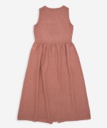 Vestido com abertura de bot�es | Weaving