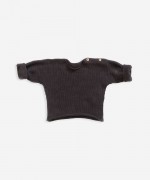 Camisola tricot com abertura no ombro| Weaving