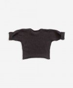 Camisola tricot com abertura no ombro| Weaving