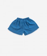 Cal��o de ganga com la�o decorativo | Weaving