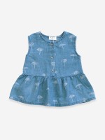 Vestido vaquero estampado