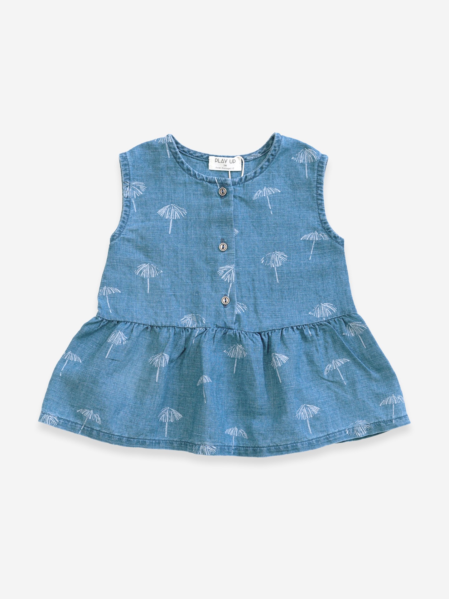 Vestido vaquero estampado