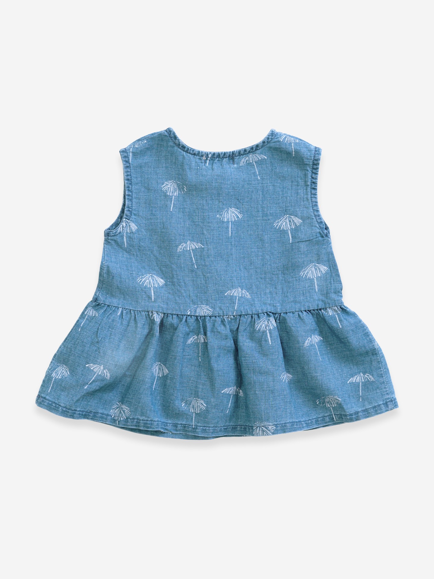 Vestido vaquero estampado