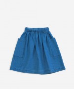 Saia de ganga com bolsos laterais |Weaving