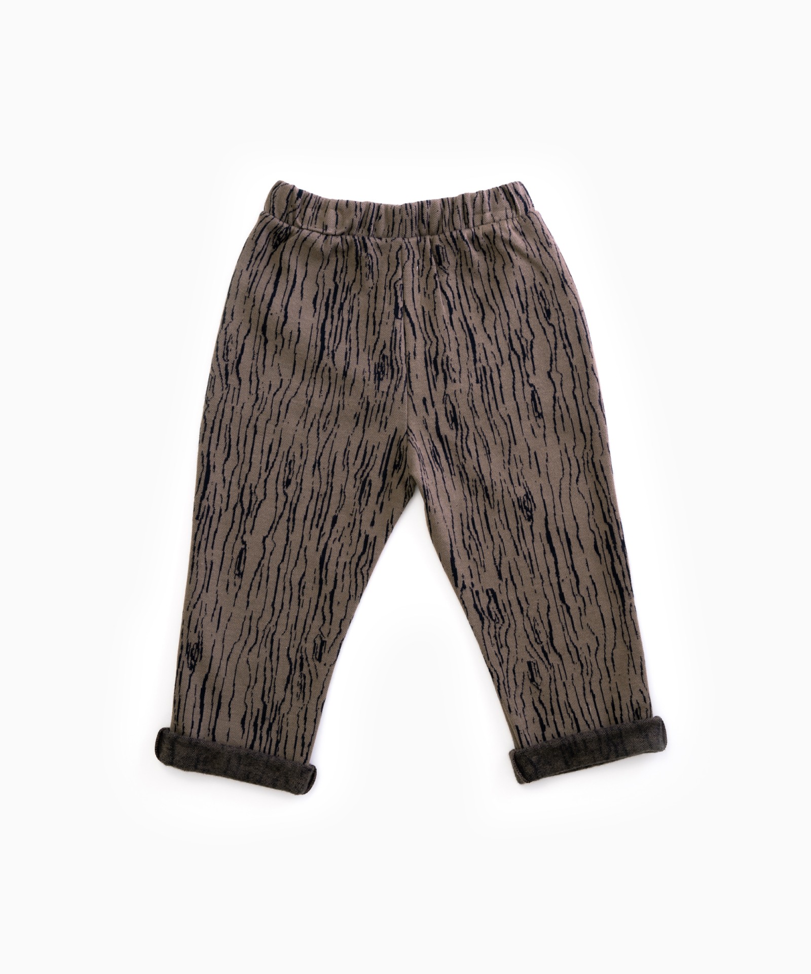 Calça de malha com padrão