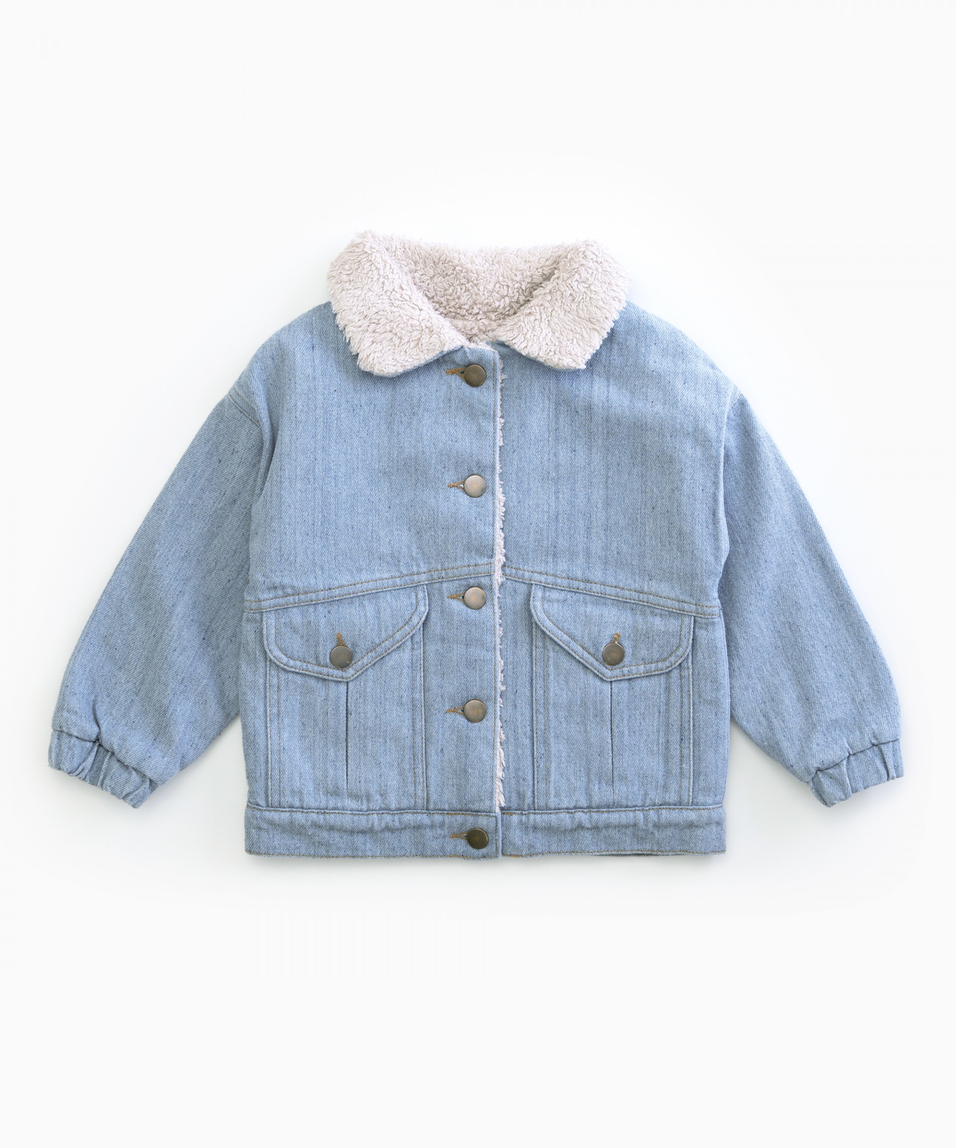 sunrise kingdom denim jacket with fur