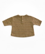 T-Shirt in cotone organico a righe | Woodwork