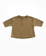 T-Shirt in cotone organico a righe | Woodwork