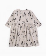 Dress with spoons print | Woodwork