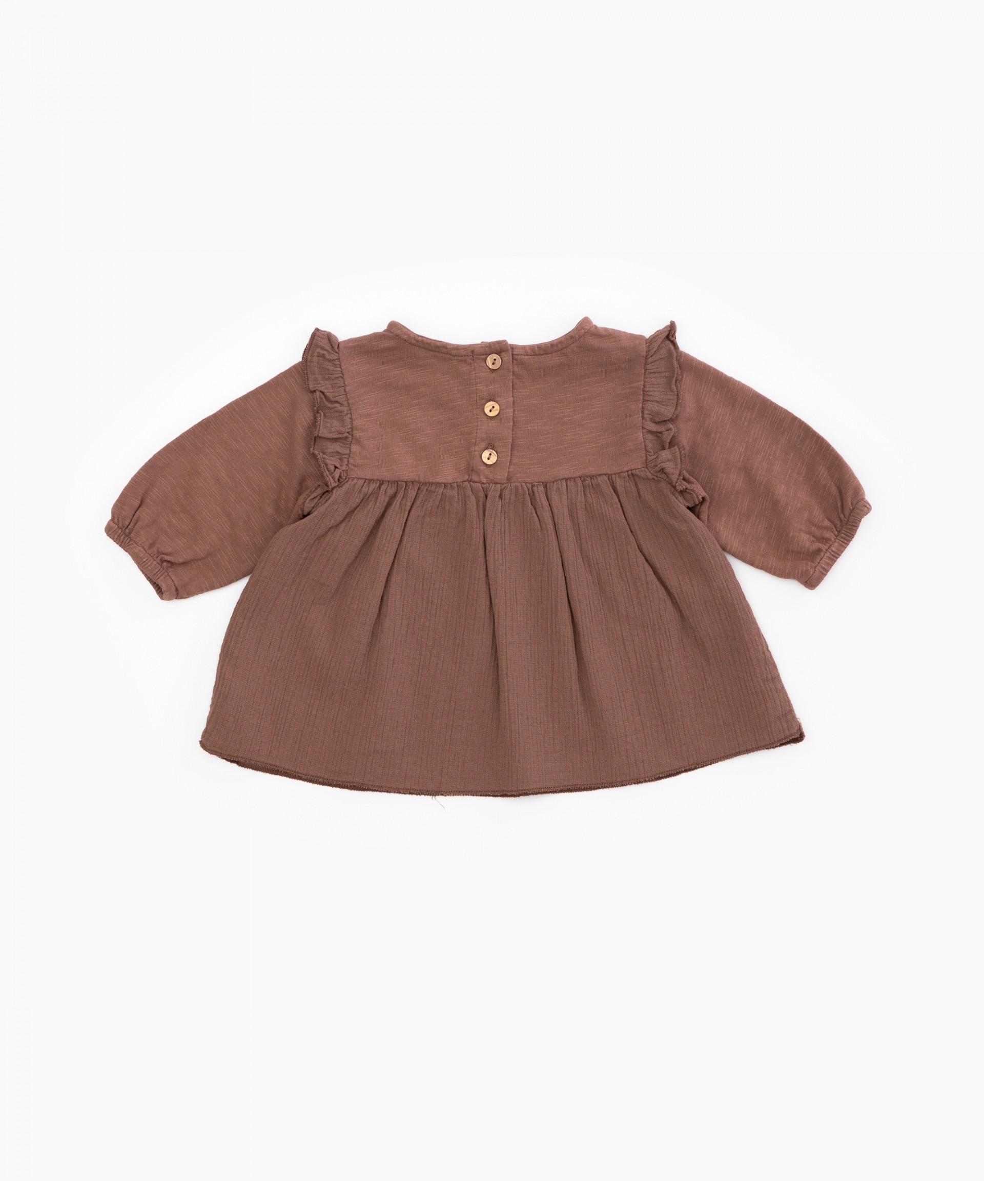 Tunic with frill | Woodwork